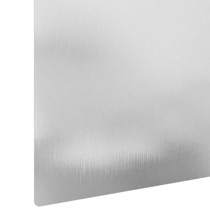 Lawn Edging 10 pcs 100 x 12 cm Steel Silver