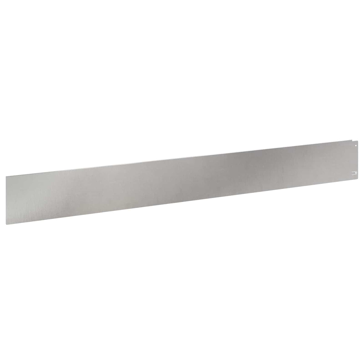 Lawn Edging 10 pcs 100 x 12 cm Steel Silver