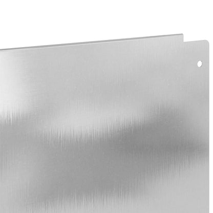 Lawn Edging 20 pcs 100 x 12 cm Steel Silver