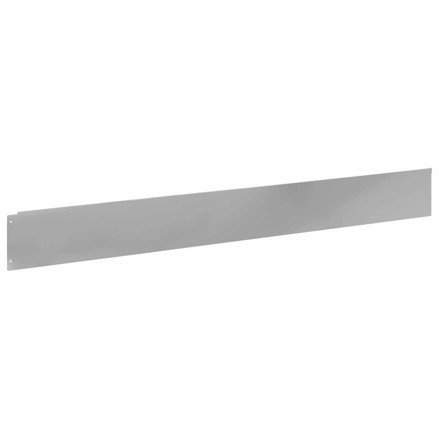 Lawn Edging 50 pcs 100 x 12 cm Steel Silver