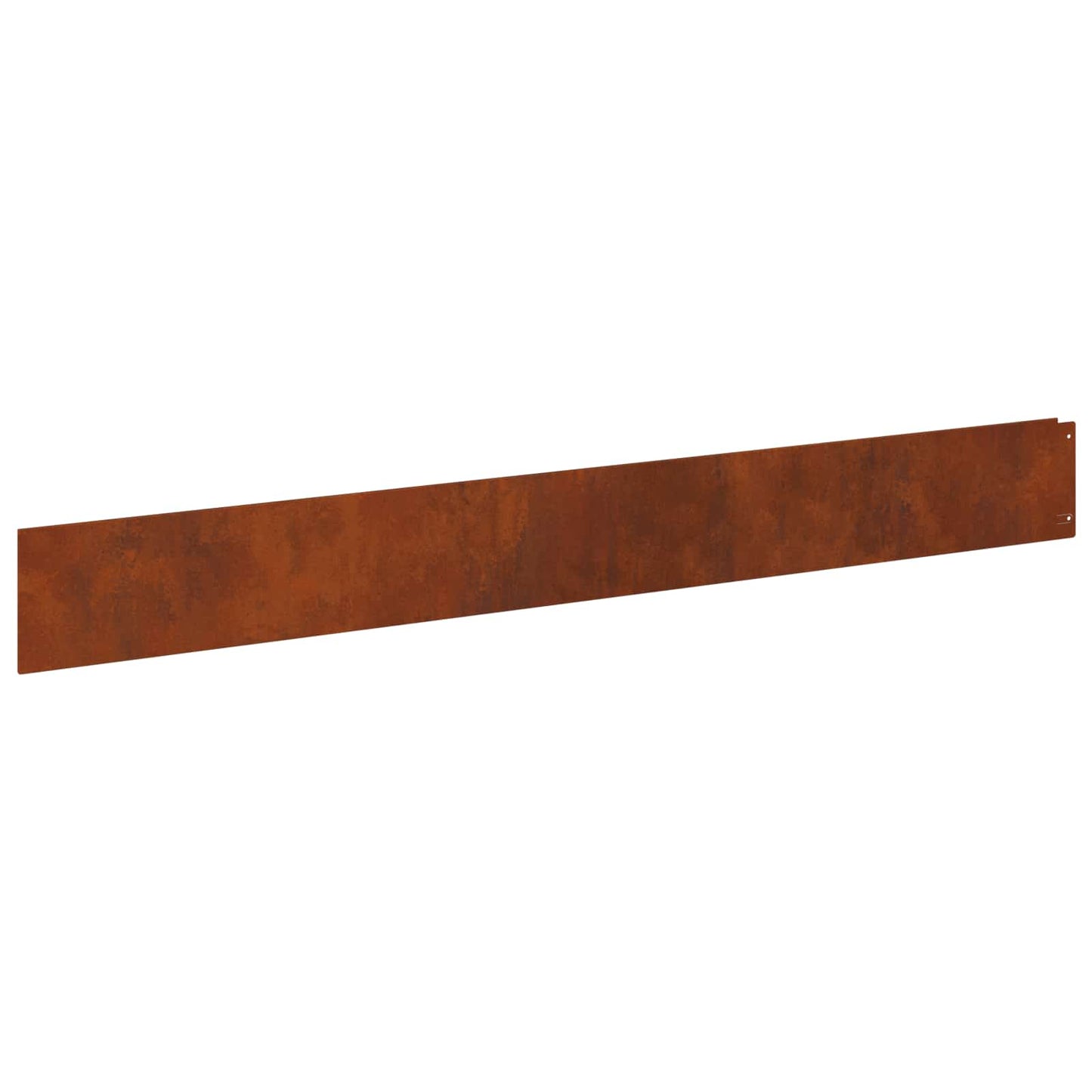 Lawn Edging 10 pcs 100 x 12 cm Steel Rusty