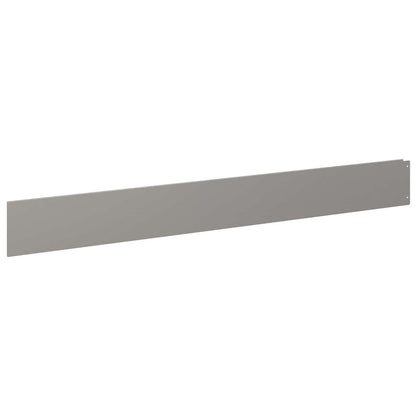 Lawn Edging 10 pcs 100 x 12 cm Steel Rusty