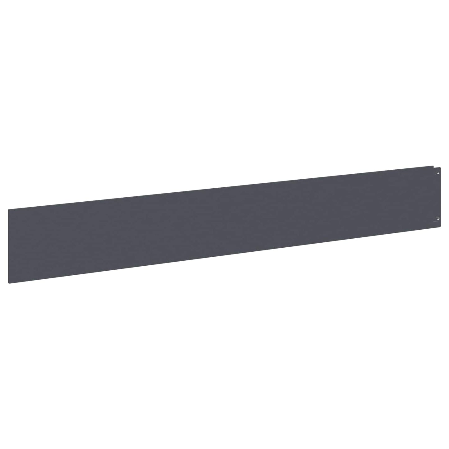 Lawn Edging 10 pcs 100 x 15 cm Steel Anthracite