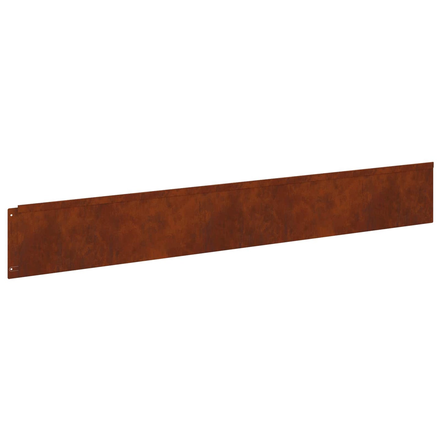 Lawn Edging 10 pcs 100 x 15 cm Steel Rusty