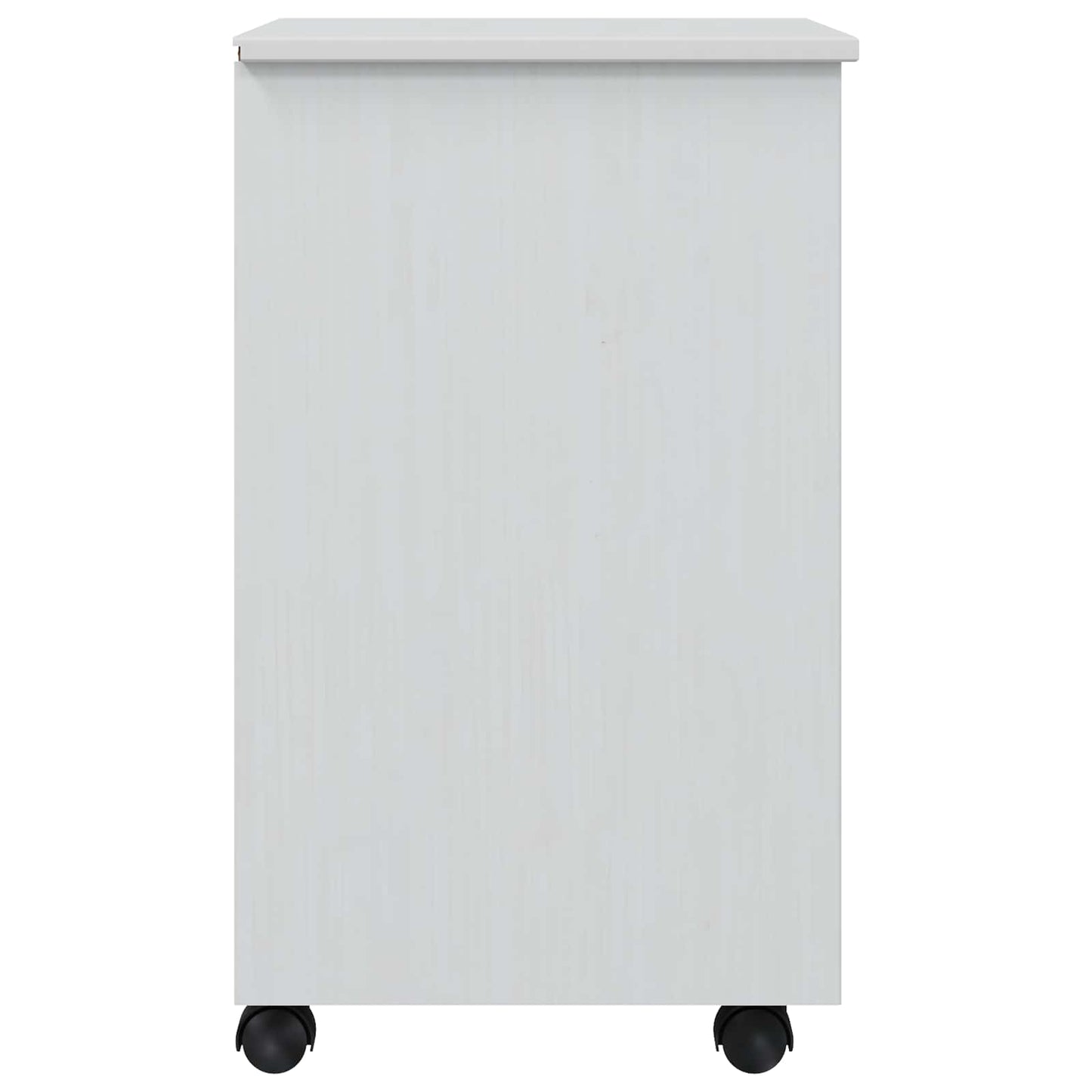 Rolling Cabinet with Drawers CORONA White