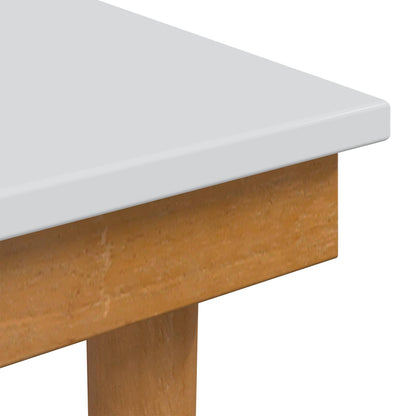 Dressing Table Stool FAUSKE White 40 x 33 x 45 cm