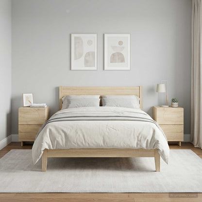 Bedside Cabinet 2 pcs Sonoma Oak 33.5 x 34.5 x 50 cm