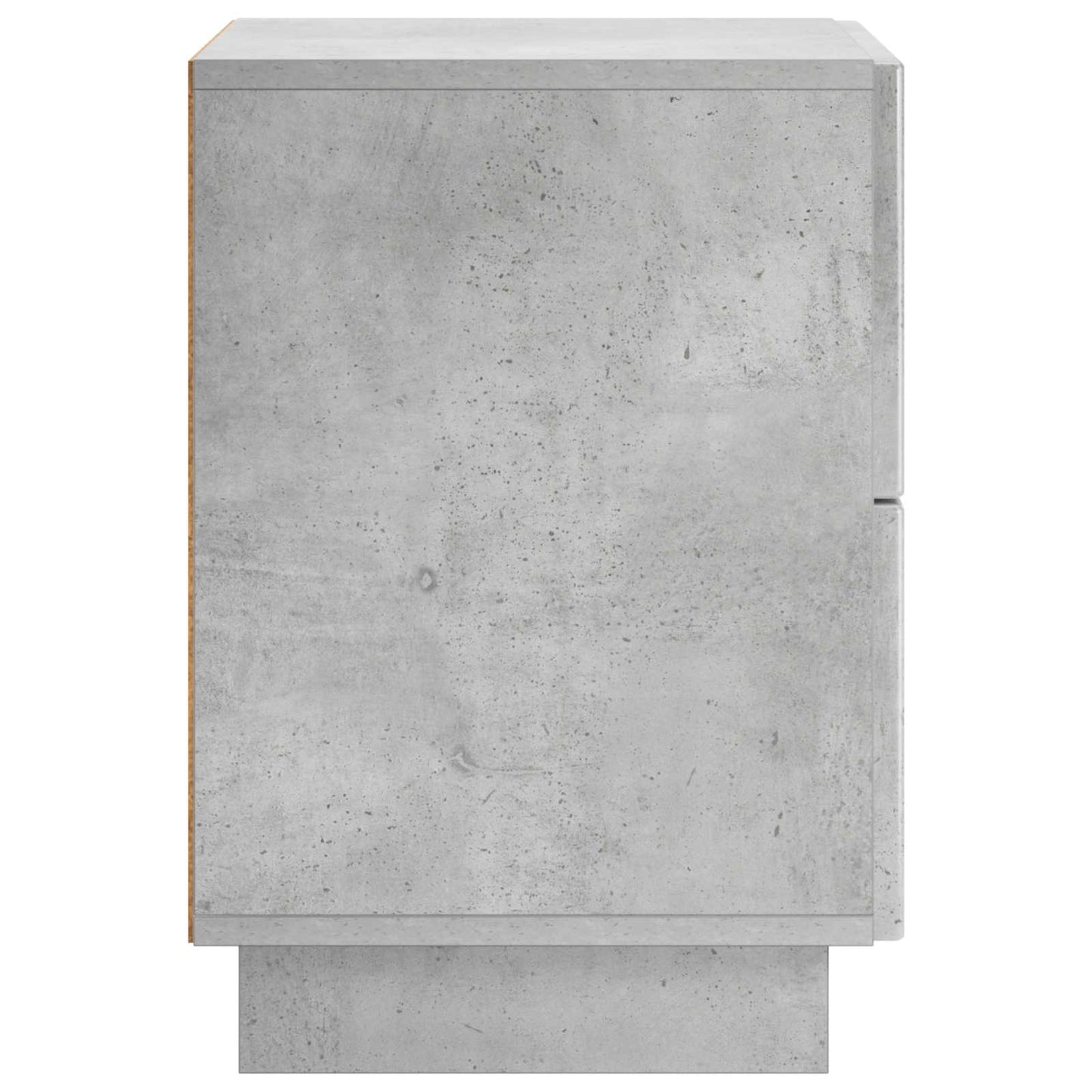 Bedside Cabinet Concrete Grey 33.5 x 34.5 x 50 cm