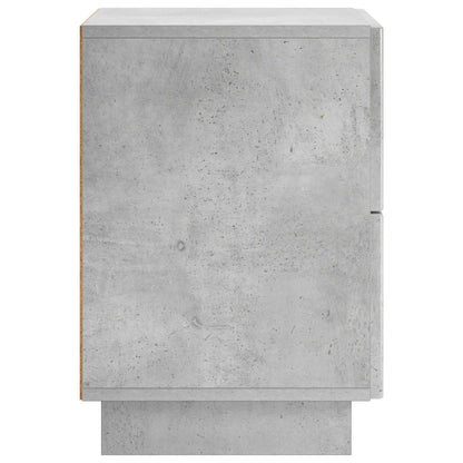 Bedside Cabinet Concrete Grey 33.5 x 34.5 x 50 cm