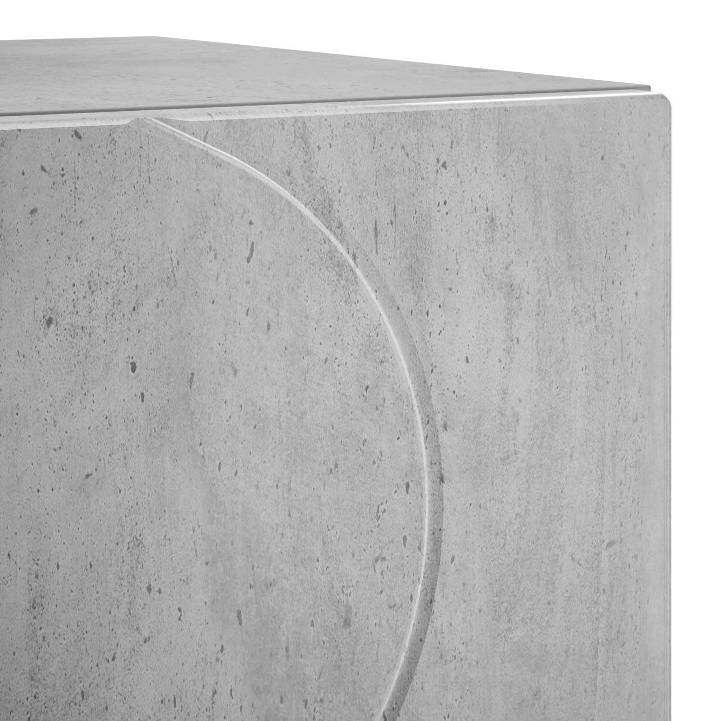 Bedside Cabinet 2 pcs Concrete Grey 33.5 x 34.5 x 50 cm