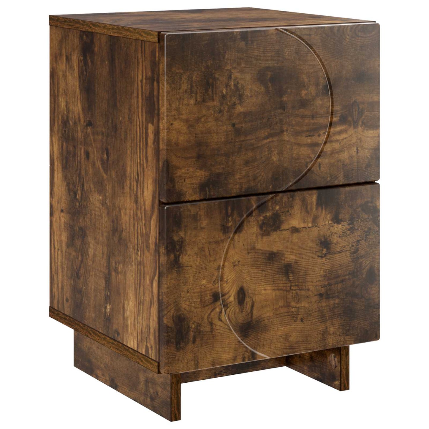 Bedside Cabinet Smoked Oak 33.5 x 34.5 x 50 cm Engineered Wood