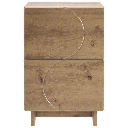 Bedside Cabinet Artisan Oak 33.5 x 34.5 x 50 cm Engineered Wood
