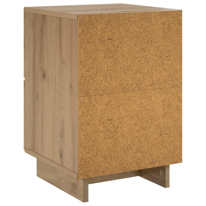 Bedside Cabinet 2 pcs Artisan Oak 33.5 x 34.5 x 50 cm