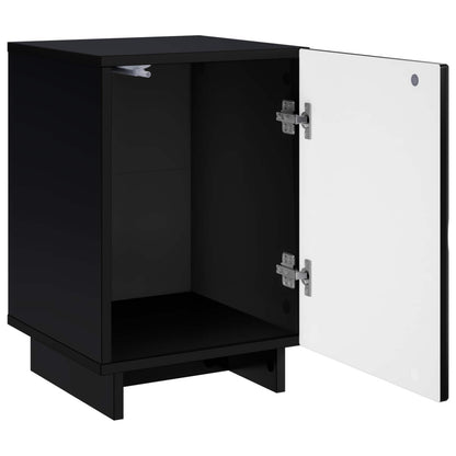 Bedside Cabinet 2 pcs Black 33.5 x 34.5 x 50 cm Engineered Wood