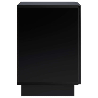 Bedside Cabinet 2 pcs Black 33.5 x 34.5 x 50 cm Engineered Wood
