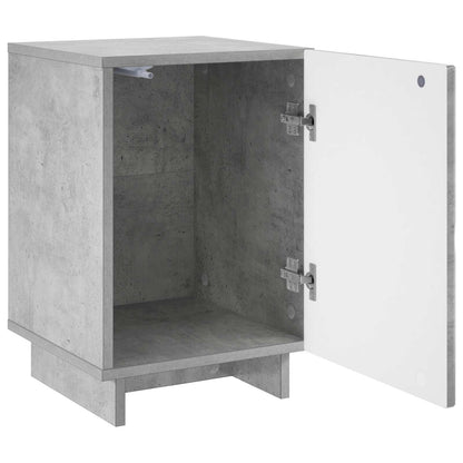 Bedside Cabinet 2 pcs Concrete Grey 33.5 x 34.5 x 50 cm