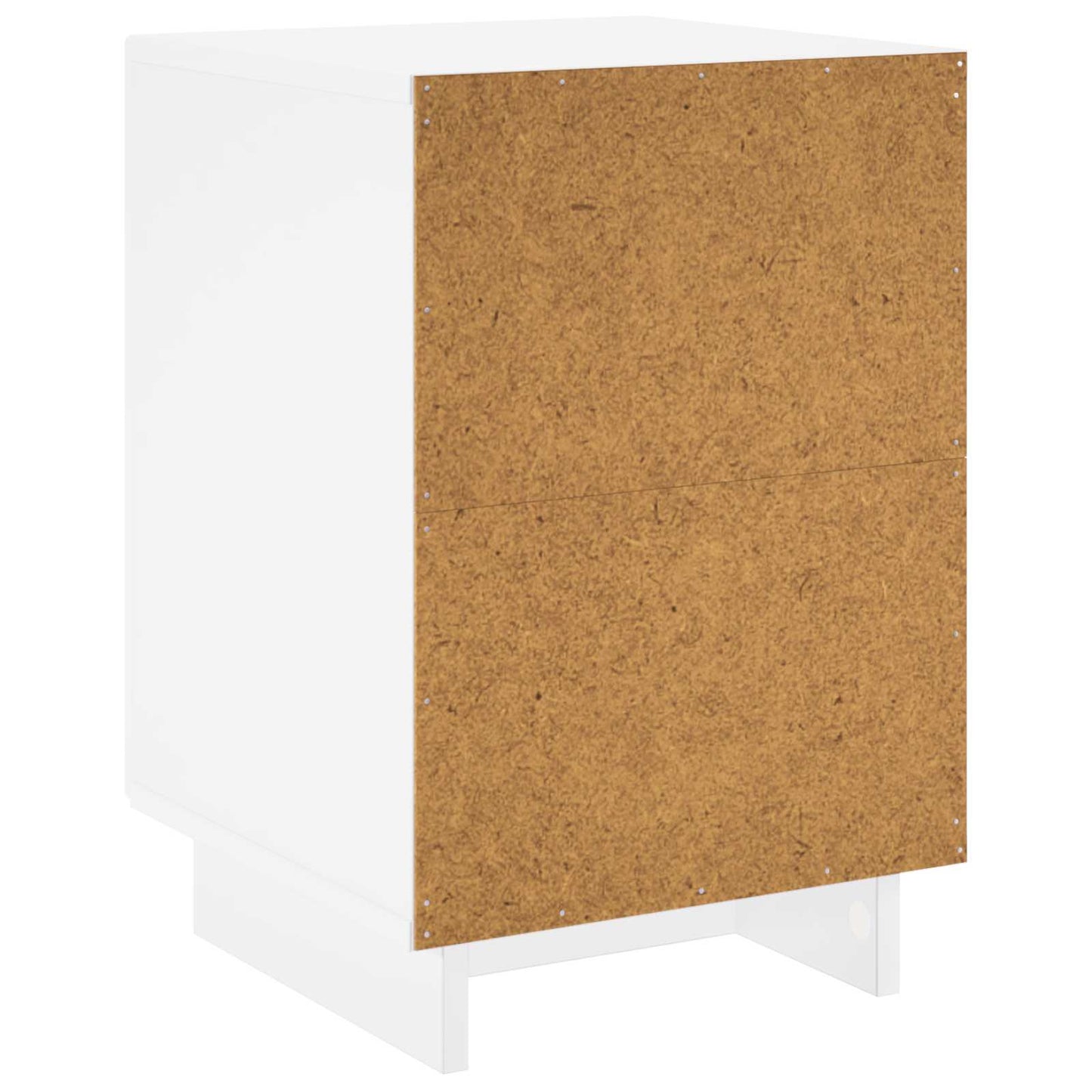 Bedside Cabinet 2 pcs High Gloss White 33.5 x 34.5 x 50 cm