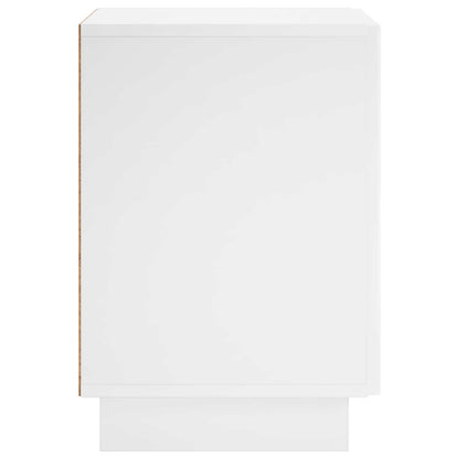 Bedside Cabinet 2 pcs High Gloss White 33.5 x 34.5 x 50 cm