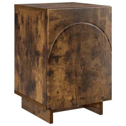 Bedside Cabinet Smoked Oak 33.5 x 34.5 x 50 cm Engineered Wood