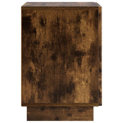 Bedside Cabinet 2 pcs Smoked Oak 33.5 x 34.5 x 50 cm