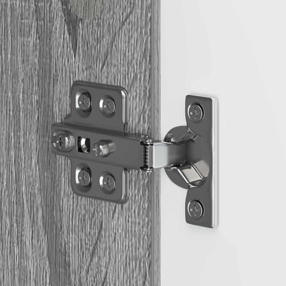 Bedside Cabinet Grey Sonoma 33.5 x 34.5 x 50 cm Engineered Wood