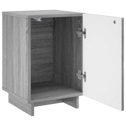 Bedside Cabinet Grey Sonoma 33.5 x 34.5 x 50 cm Engineered Wood