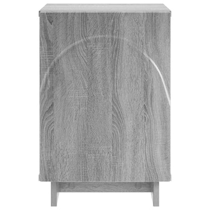 Bedside Cabinet Grey Sonoma 33.5 x 34.5 x 50 cm Engineered Wood