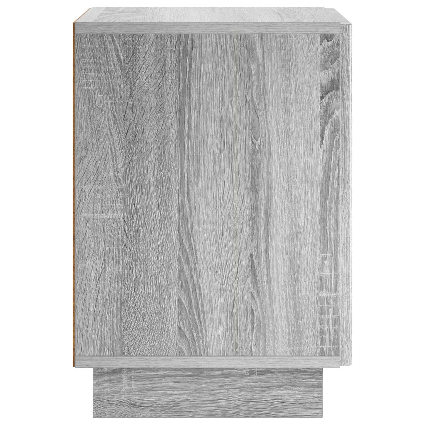 Bedside Cabinet Grey Sonoma 33.5 x 34.5 x 50 cm Engineered Wood
