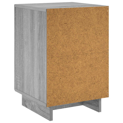 Bedside Cabinet 2 pcs Grey Sonoma 33.5 x 34.5 x 50 cm