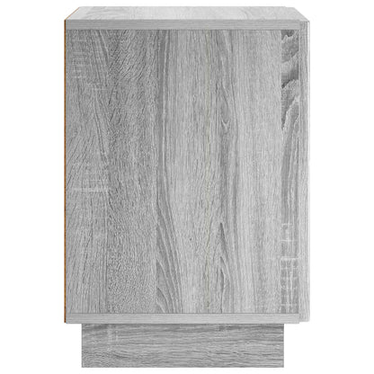 Bedside Cabinet 2 pcs Grey Sonoma 33.5 x 34.5 x 50 cm