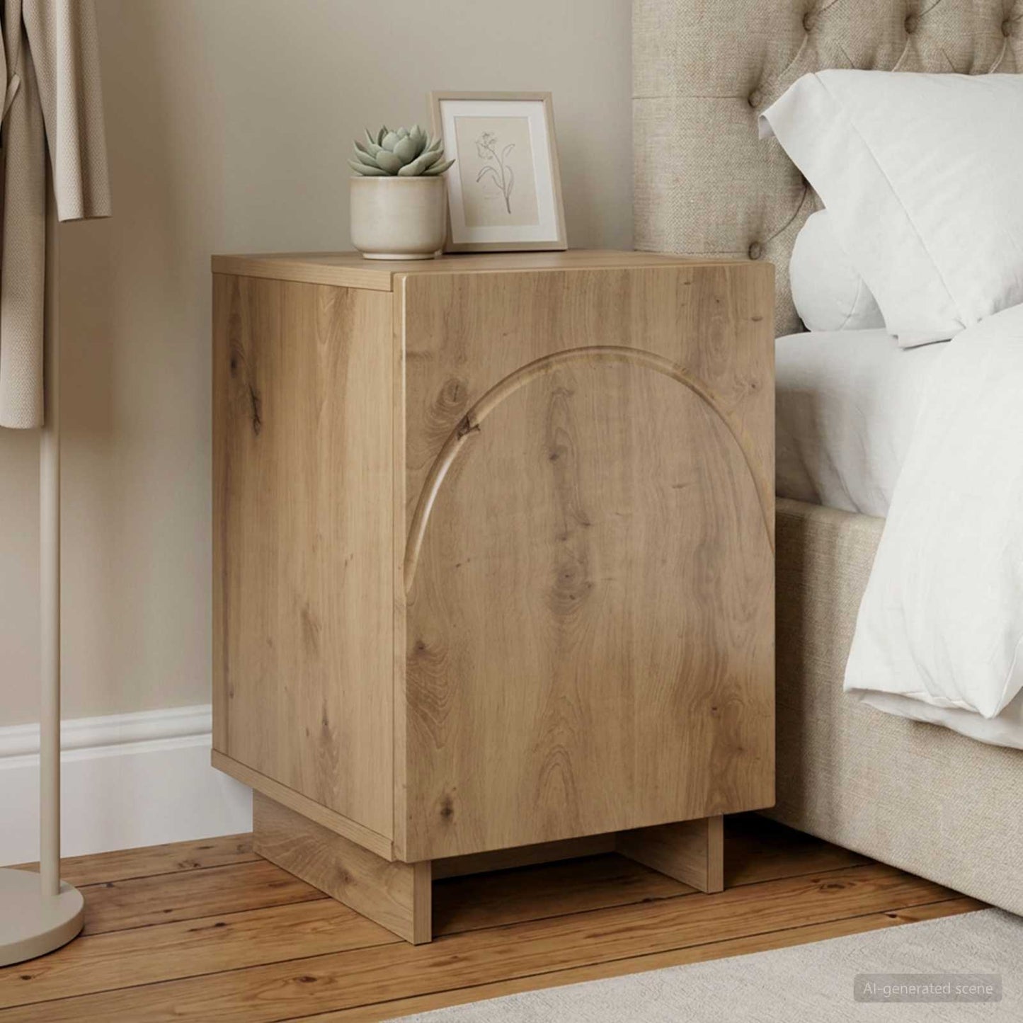 Bedside Cabinet Artisan Oak 33.5 x 34.5 x 50 cm Engineered Wood