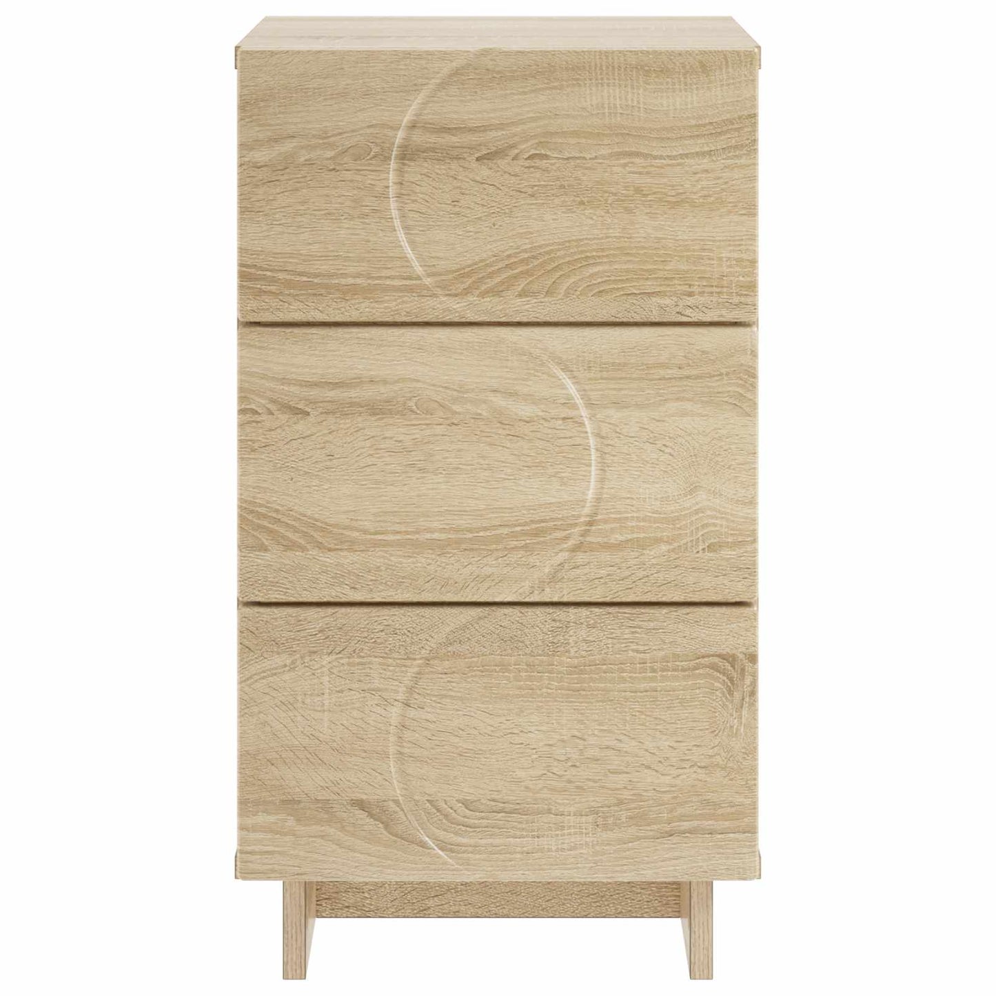 Bedside Cabinet 2 pcs Sonoma Oak 33.5 x 34.5 x 60 cm