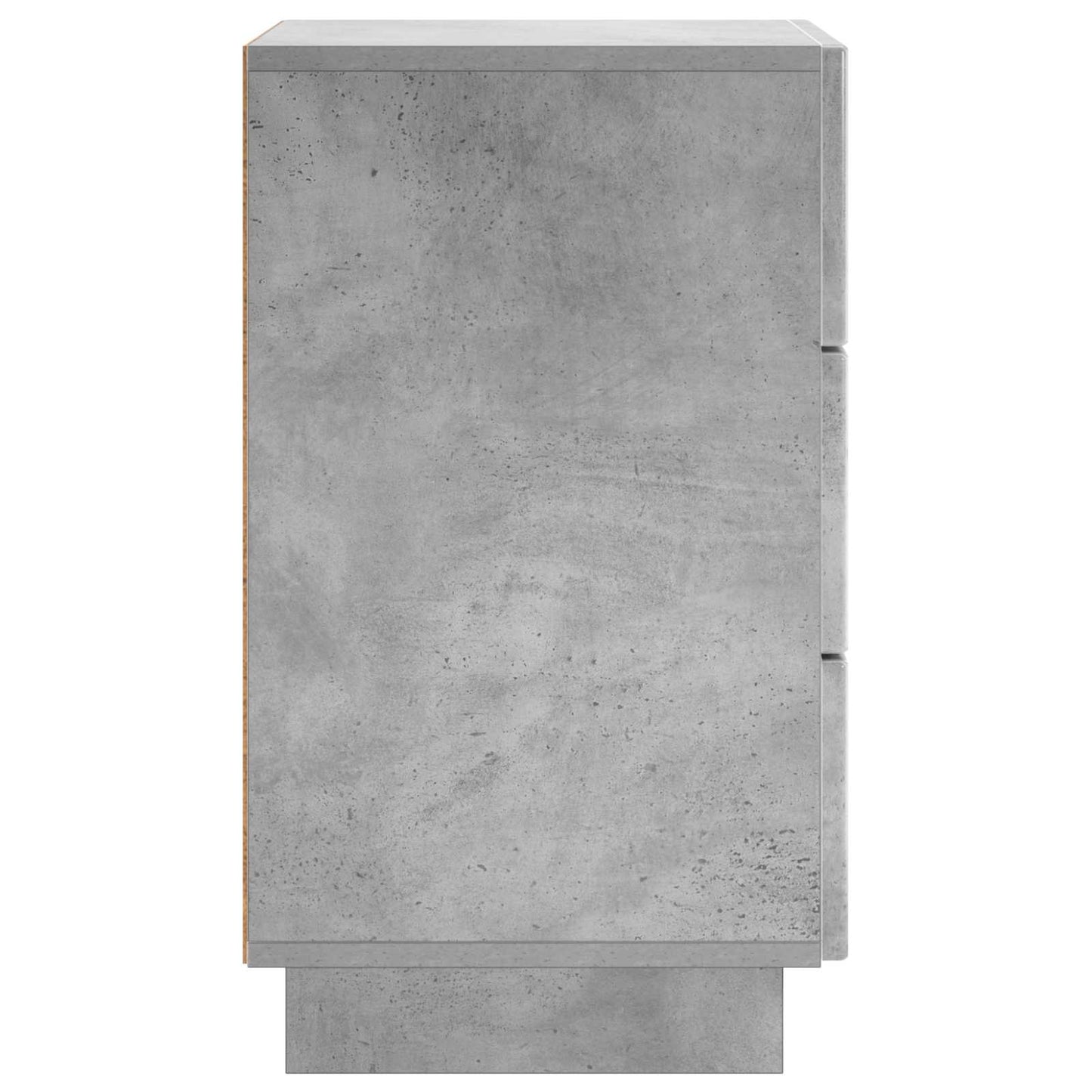 Bedside Cabinet Concrete Grey 33.5 x 34.5 x 60 cm