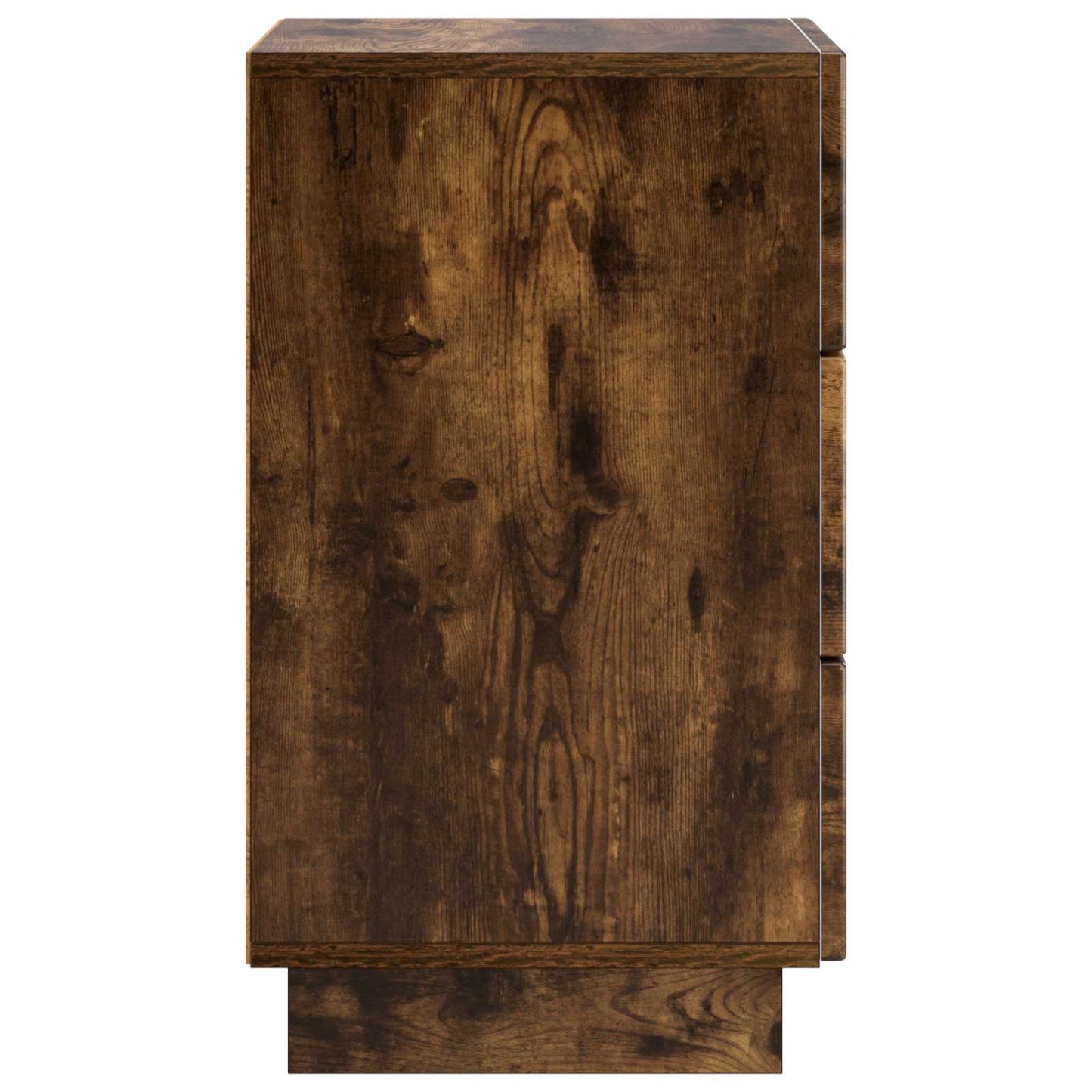 Bedside Cabinet Smoked Oak 33.5 x 34.5 x 60 cm Engineered Wood