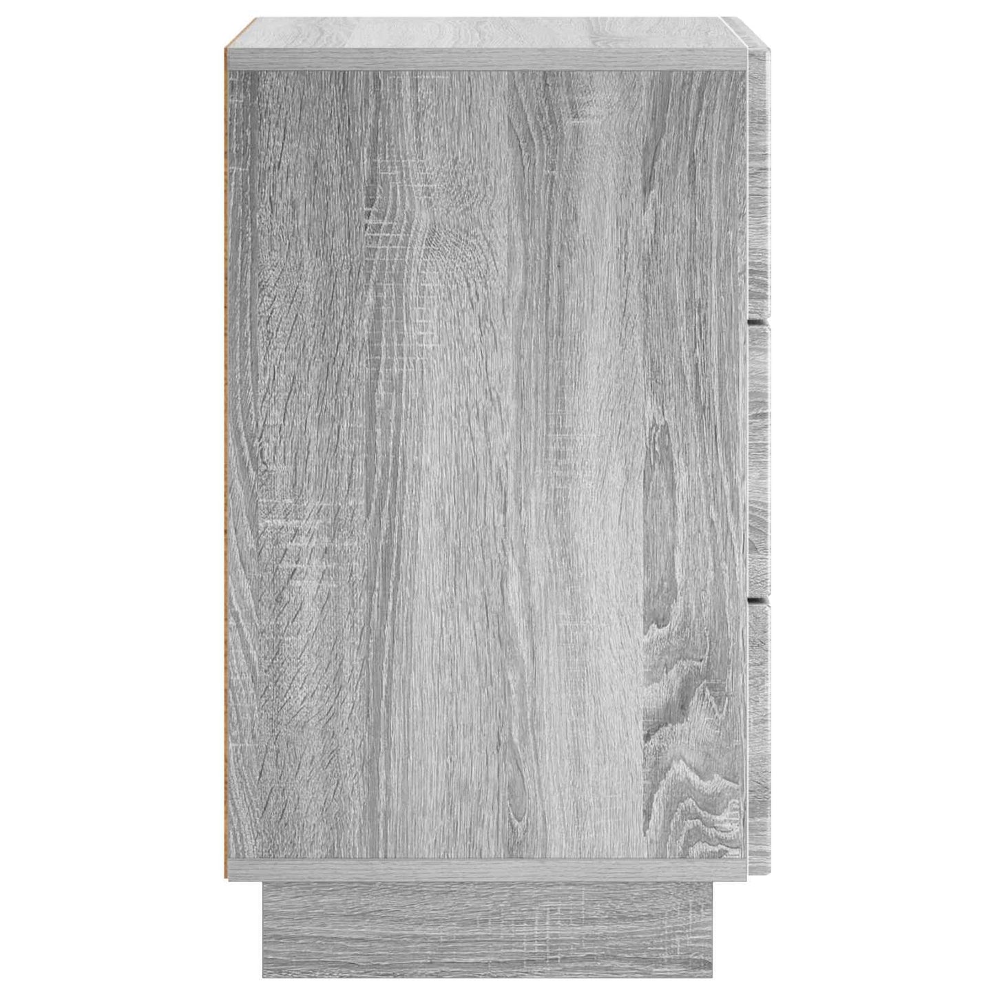 Bedside Cabinet Grey Sonoma 33.5 x 34.5 x 60 cm Engineered Wood