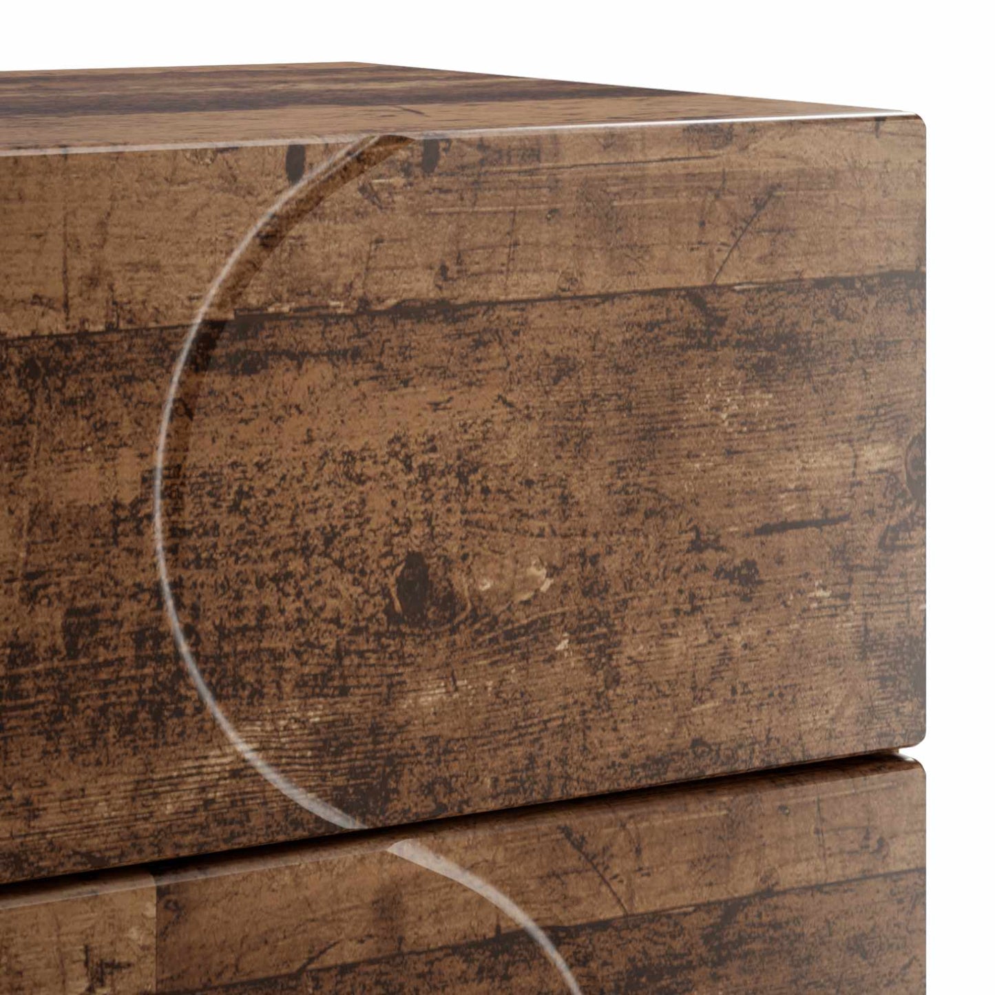 Bedside Cabinet Old Wood 33.5 x 34.5 x 60 cm Engineered Wood
