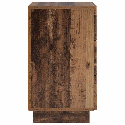 Bedside Cabinet Old Wood 33.5 x 34.5 x 60 cm Engineered Wood