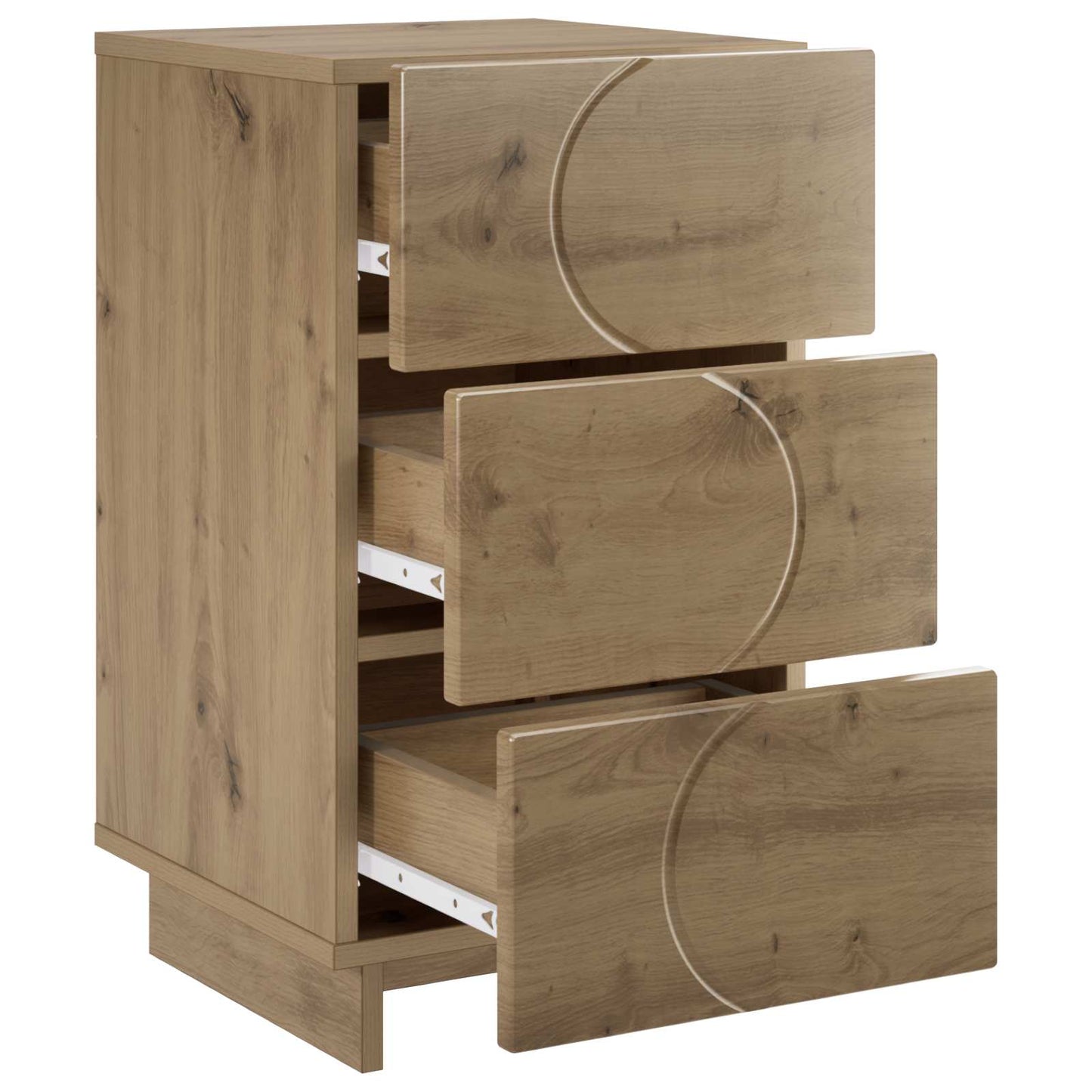Bedside Cabinet 2 pcs Artisan Oak 33.5 x 34.5 x 60 cm