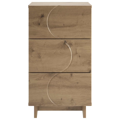 Bedside Cabinet 2 pcs Artisan Oak 33.5 x 34.5 x 60 cm