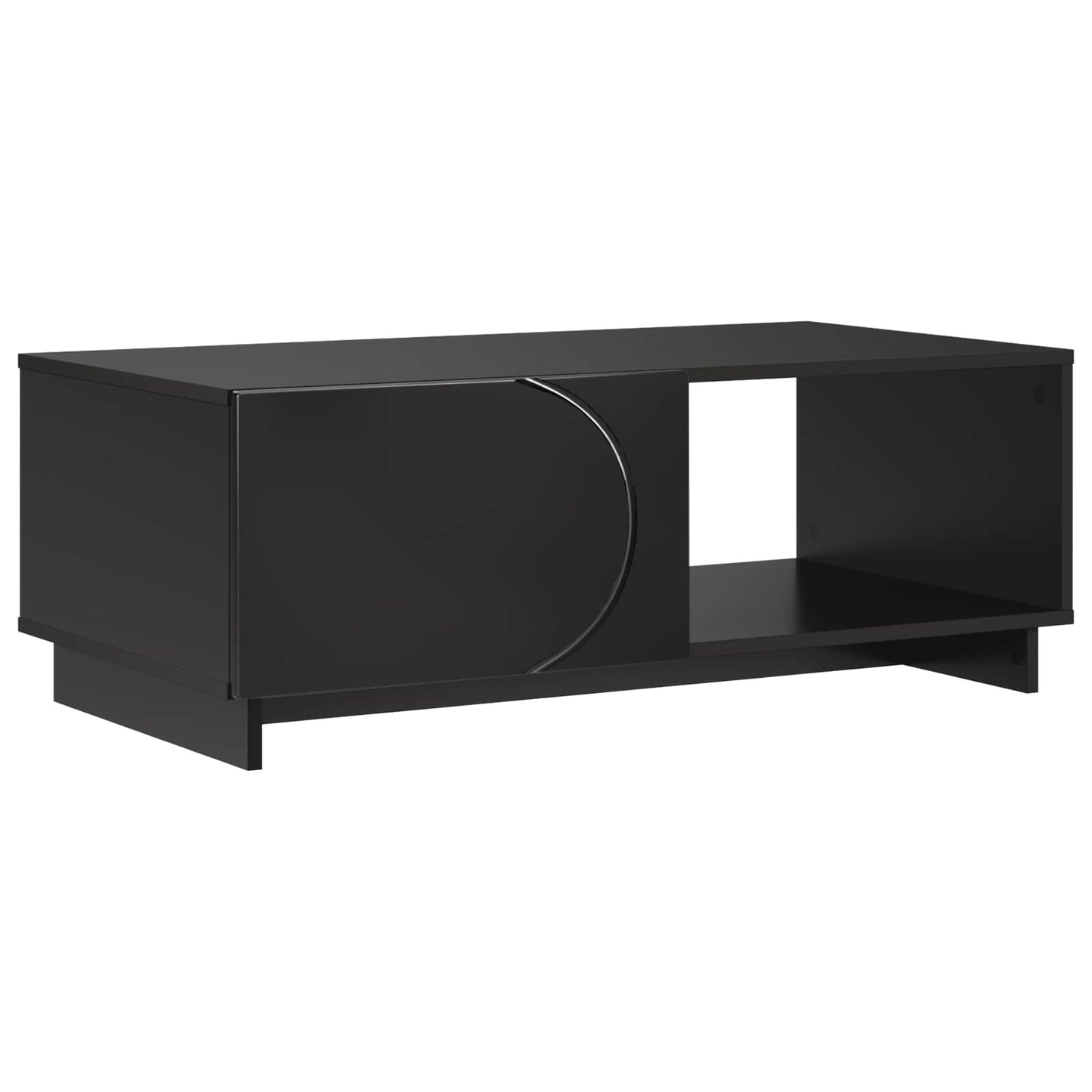 Coffee Table Black 95 x 50.5 x 35 cm Engineered Wood