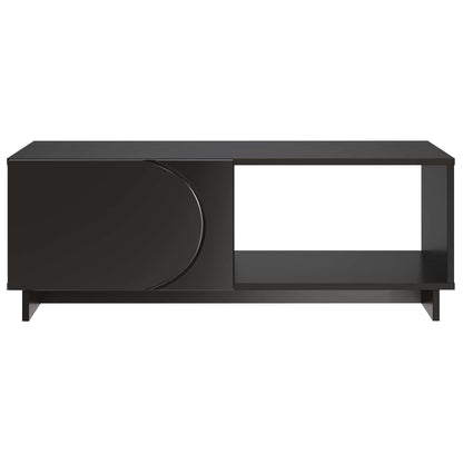 Coffee Table Black 95 x 50.5 x 35 cm Engineered Wood