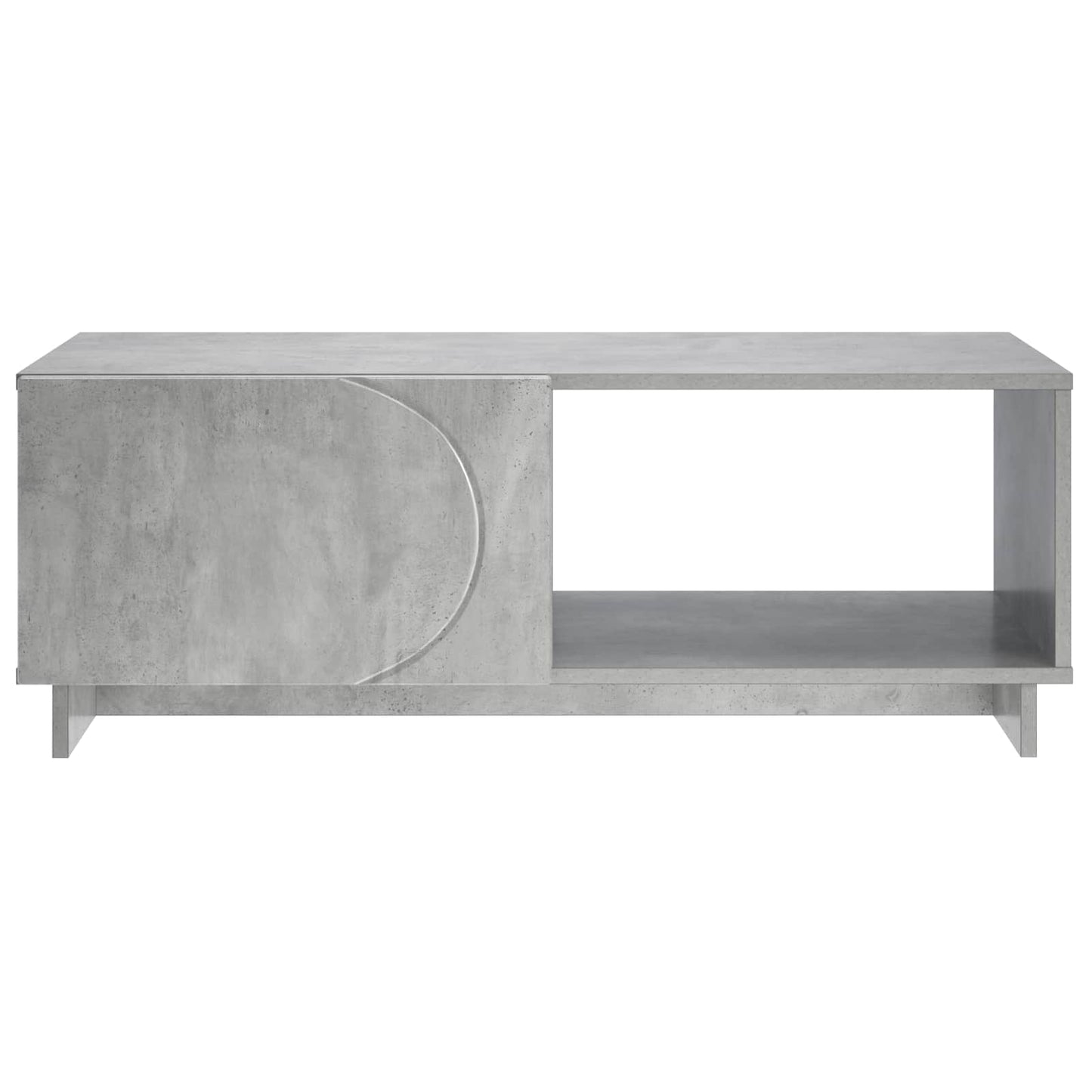 Coffee Table Concrete Grey 95 x 50.5 x 35 cm Engineered Wood
