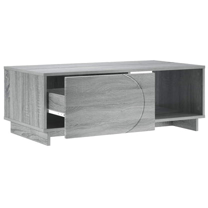 Coffee Table Grey Sonoma 95 x 50.5 x 35 cm Engineered Wood