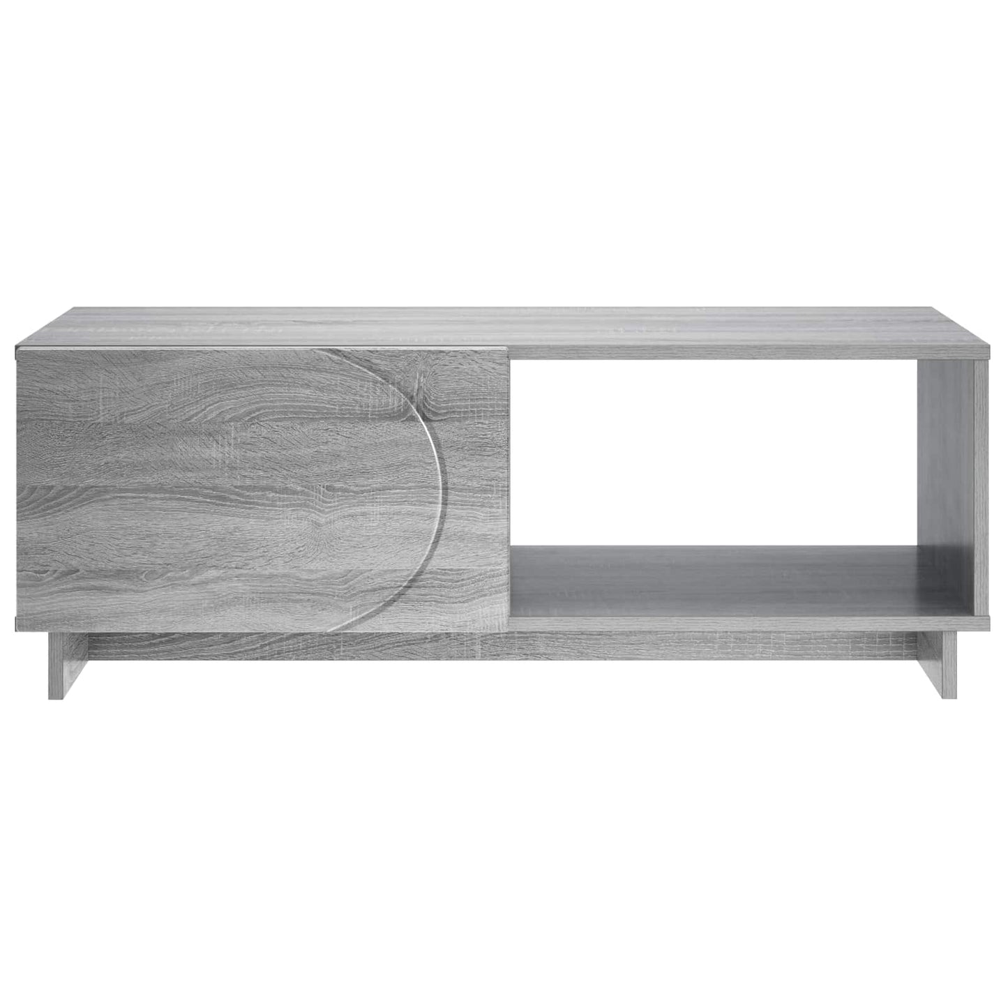 Coffee Table Grey Sonoma 95 x 50.5 x 35 cm Engineered Wood