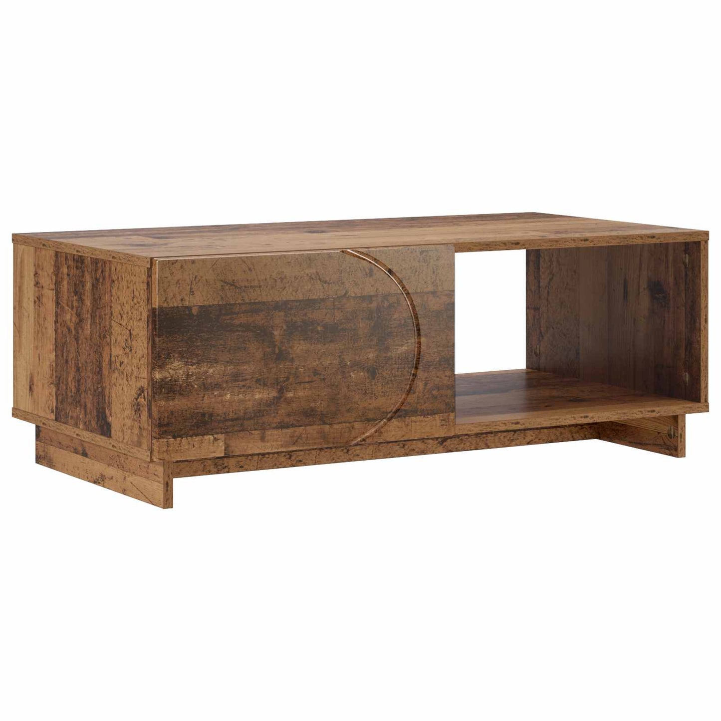 Coffee Table Old Wood 95 x 50.5 x 35 cm Engineered Wood