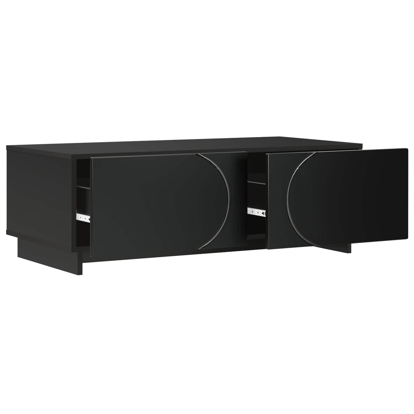 Coffee Table Black 102 x 50.5 x 35 cm Engineered Wood