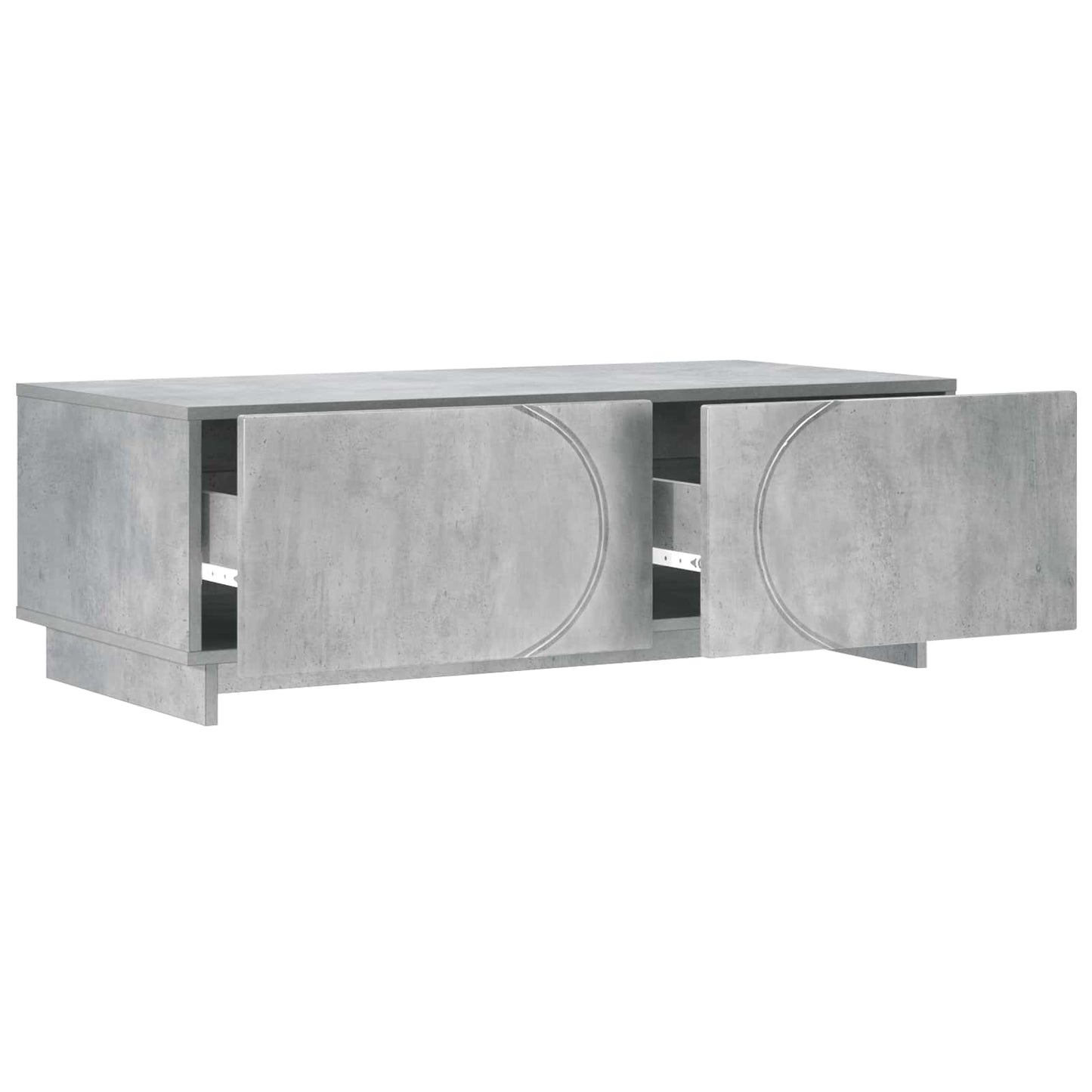 Coffee Table Concrete Grey 102 x 50.5 x 35 cm Engineered Wood