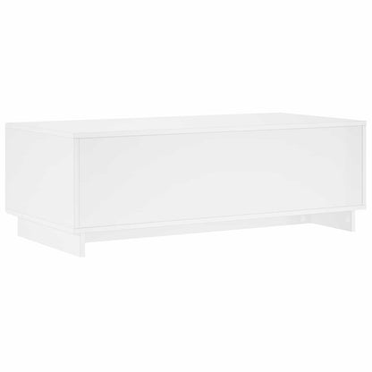 Coffee Table High Gloss White 102 x 50.5 x 35 cm