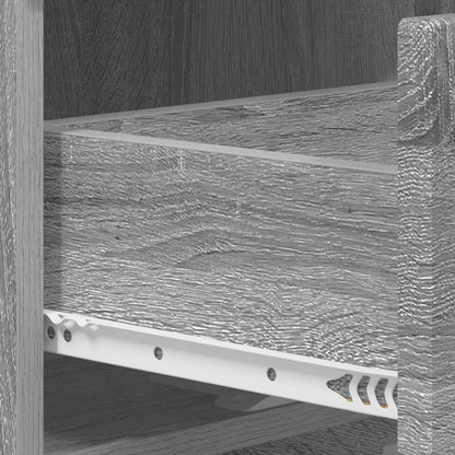 Coffee Table Grey Sonoma 102 x 50.5 x 35 cm Engineered Wood