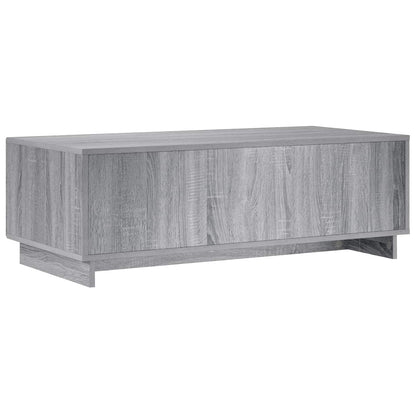Coffee Table Grey Sonoma 102 x 50.5 x 35 cm Engineered Wood